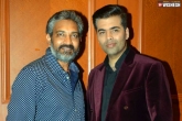 NTR, Rajamouli, rajamouli in talks with karan johar what s cooking, Rohit