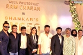 Ram Charan and Shankar film news, Shankar, ram charan and shankar film gets a grand launch, Shankar