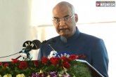 Ram Nath Kovind, Ram Nath Kovind latest, president ram nath kovind stops speech midway in amaravathi, Amaravathi