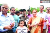 Ramya, Panjagutta, ramya s family organize candle light march, Panjagutta
