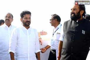 Revanth Reddy leads delegation to take stock of Medigadda barrage