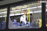 Rio De Janeiro, Bus, bus carrying rio olympics journalists attacked, Journalist