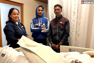 Rishabh Pant Meets his Rescuers in Hospital