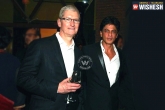Red Chillis Entertainment, partner, srk to be the brand ambassador of apple india, Tim cook