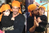 Raees movie success, Amritsar, shah rukh khan visits golden temple along with abram, Blessings