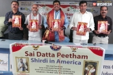 Sai Datta Peetam, USA, shirdi sai baba temple to built in usa soon, Sai datta peetam