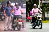 Bike Ride, movie, suriya teaches jyothika bike riding, Jyothika
