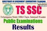 TS SSC exam results, Telangana 10th class exam 2017, download ts ssc exam results 2017, 10th class results