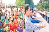 TSRTC Strike news, Telangana government, tsrtc employees take a pledge on strike, Rtc strike