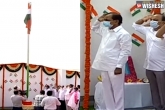 Telangana Formation Day restrictions, Coronavirus, telangana celebrates its seventh formation day in a low key affair, Telangana formation day