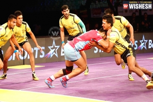 Telugu Titans Beat Jaipur Pink Panthers 35-23; Reached Semis