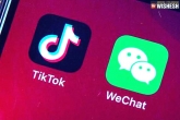 WeChat and TikTok ban, WeChat and TikTok in USA, usa bans wechat and tiktok from sunday, China