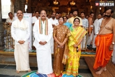 Newly-Elect Vice President, Newly-Elect Vice President, venkaiah naidu offers prayers at tirumala shrine, Naidu visits tirumala shrine