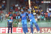 India Cricket latest, Virat Kohli, virat and rohit sets a challenging total for sl, Cricket news