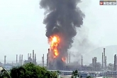 Vizag HPCL plant video, Vizag HPCL plant fire accident, major fire breaks out in hpcl plant in vizag, Vizag