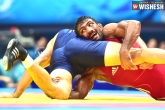 Badminton, Sports, yogeshwar dutt faced shocking defeat in 65kg freestyle wrestling, Wrestling