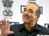 Ghulam Nabi Azad, congress debacle in UP polls, ap by polls not to be affected by up results azad, Debacle