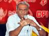 telangana state, telangana issue cpi secretary, positive statement on t soon narayana, Cpi k narayana