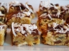 Chunk Blondies, Chewy Coconut chocolate, chewy coconut chocolate chunk blondies, Chunk