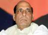bjp rajnath singh, bjp rajnath singh, bjp prez takes part in bjp foundation day celebrations, Gujarat chief minister