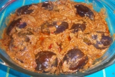 baingan recipe in Hyderabad, baingan recipe in Hyderabad, preparation of hyderabadi baingan, Hyderabadi