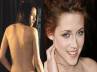 Kristen Stewart, Kirsten Top less, svelte kristen stewart topless in on the road, Kristen stewart