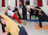 The Art of Living, Hyderabad Yoga, twin cities conquered by yoga, Surya namaskar