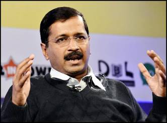 Kejriwal to build toilet in BJP office