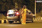 viral videos, bride midnight, prank bride alone on road in midnight, Bride midnight