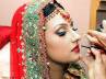 South Indian Bridal Mackup, Marriage dress., bridal make up even it is not your marriage, Marriage dress