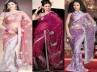 Georgette saree., sari also makes us look thin, saree attire that transforms your looks, Chiffon