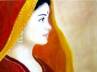 teenage girls, beautifully decorated sari, the joy of being an indian, Teenage girl