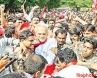 bandh in AP, CPI demonstration, bandh partial in state cpi narayana arrested, Cpi k narayana