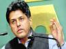Manish Tiwari, All India Congress committee, cong shows reluctance to speak on jagan s chargesheet, All india congress committee
