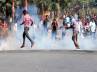 osmania university, jai telangana, heat is gaining it s intensity, Protestors