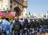 clashes in old city, clashes in old city, heavy bandobast at charminar, Bhagya lakshmi temple