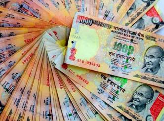 Rupee falls to six month low
