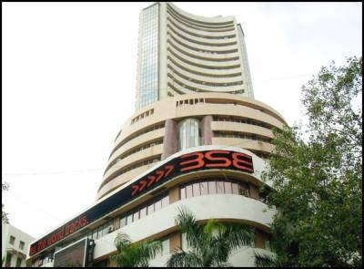 Sensex ends above 25,000