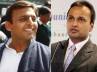 Anil Ambani, Samajwadi Party, sp win in up impact gains to reliance, Up cm akilesh