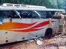 RTC bus accident, road accident, 30 injured as rtc bus turns upside down, Rtc bus accident