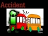 Driver passenger scuffle, Driver passenger scuffle, bus accident in nirmal twenty injured driver negligence, Scuffle
