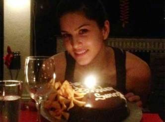 Sunny Leone cake for Fakhruddin