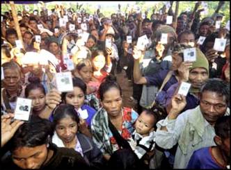 Polling Started in MP and Mizoram