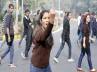 delhi gang rape, ou students bike rally, ou students bike rally against delhi heinous crime, Ou students rally