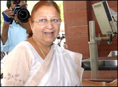 Sumitra elected as Lok Sabha speaker