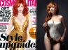Hot Christina Hendricks, Voluptuous shoot, hot christina hendricks on covers of cosmo, Hot shoot