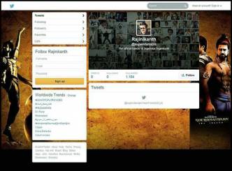 Superstar Rajinikanth joins Twitter