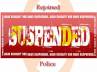 suspended chandigarh police, suspended chandigarh police, suspended police rejoin work in 12 hours, Departmental probe