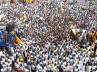 Hindupur, TDP, kurnool people welcome babu, Hindupur