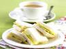 Have tea, during hot weather, have tea cucumber sandwich to beat the heat, Beat the heat